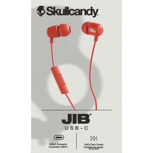Skullcandy JIB USB-C Red Plasma Hovedtelefoner med ledning