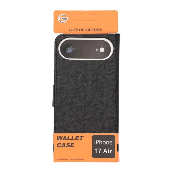 iPhone Air Cover med Stativ Sort
