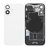 iPhone 16 Bagside Glas Komplet OEM - Hvid