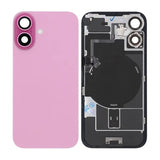 iPhone 16 Bagside Glas Komplet OEM - Lilla
