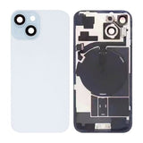 iPhone 15 Bagside Glas Komplet OEM - Blå
