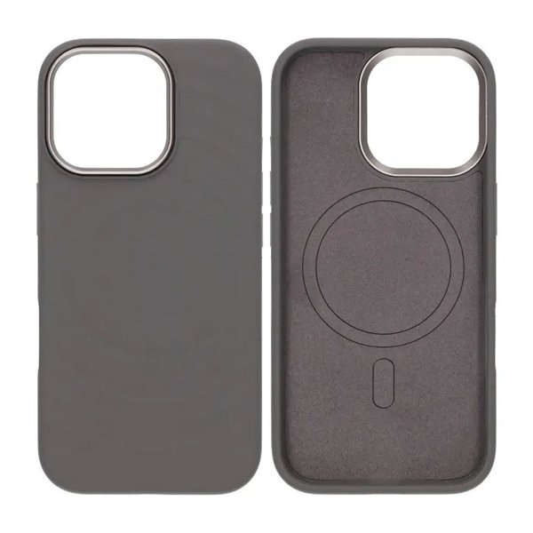 iPhone 17 Cover Silikone MagSafe Mørkegrå