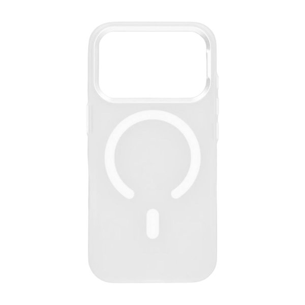 iPhone 17 Pro Max Cover Kameralinsebeskytter MagSafe Hvid Transparent