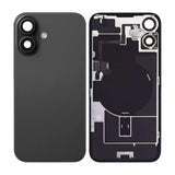 iPhone 16 Bagside Glas med smådele - Sort
