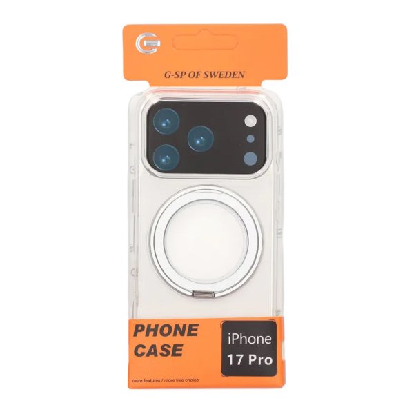 iPhone 17 Pro Cover Roterbart MagSafe Stativ Transparent