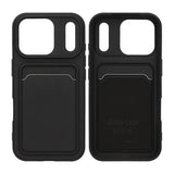 iPhone 17 Pro Cover Kortholder Sort