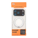 iPhone 17 Pro Max Cover Roterbart MagSafe Stativ Gennemsigtigt