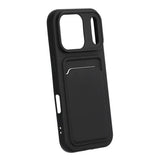 iPhone 17 Pro Cover Kortholder Sort