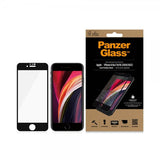PanzerGlass iPhone 6/6S/7/8/SE Skærmbeskytter Case Friendly Sort