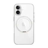 iPhone 17 Transparentt MagSafe-cover med Roterbart Stativ