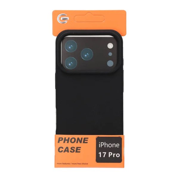 iPhone 17 Pro Cover Liquid Silicone Sort
