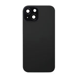 iPhone 15 Plus Bagside Glas med smådele - Sort