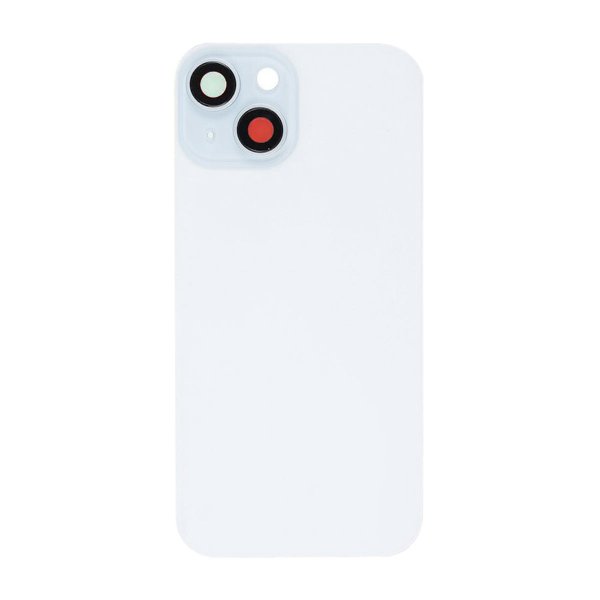 iPhone 15 Bagside Glas med smådele - Hvid