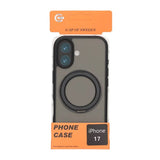iPhone 17 Cover Roterbart MagSafe Stativ Sort