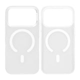 iPhone 17 Pro Max Cover Kameralinsebeskytter MagSafe Hvid Transparent