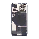 iPhone 15 Bagside Glas Komplet OEM - Blå