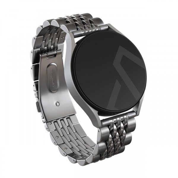 Burga Samsung Galaxy Watch 22mm Rem Metal Sølv