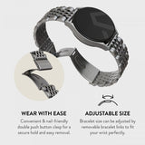 Burga Samsung Galaxy Watch 20mm Rem Metal Silver