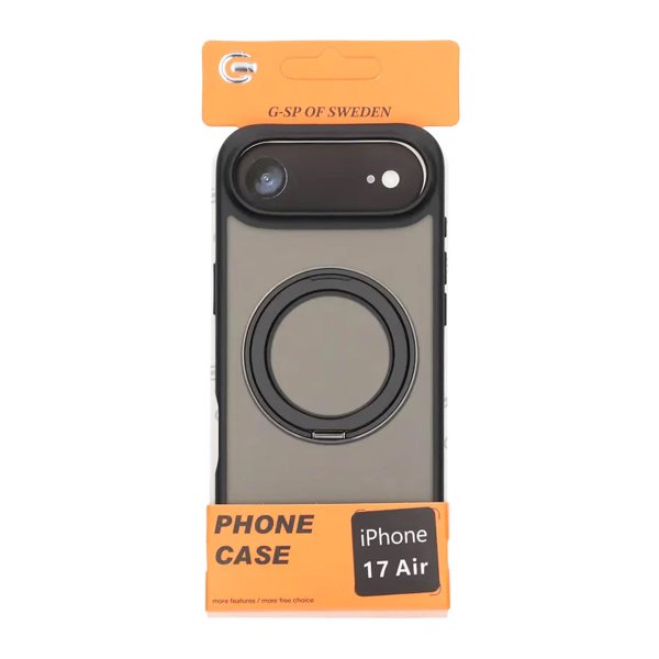 iPhone Air Cover Roterbart MagSafe Stativ Sort