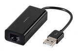 Vivanco USB 2.0 til RJ45 Netværksadapter Sort