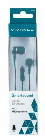 Vivanco Høretelefoner SmartSound In-Ear Plugin Headset 3.5mm Blå