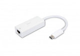 Vivanco Adapter USB Type-C Netværksadapter RJ45 Hvid