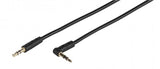 Vivanco Lydkabel 3.5mm Vinklet 0.5 meter