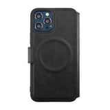Rvelon iPhone 12/iPhone 12 Pro Etui 4 Kortlommer MagSafe Sort