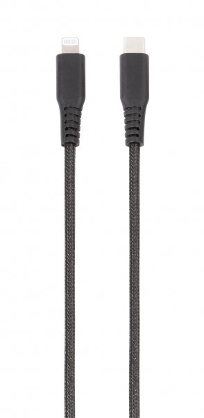 Vivanco Kabel Longlife Braided USB-C/Lightning 1.5m Sort