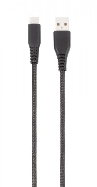Vivanco Kabel Longlife Braided USB-A/USB-C 2.5m Sort
