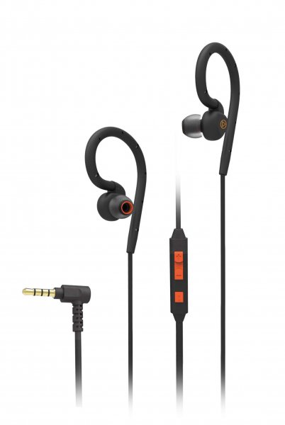 Vivanco Kablede Høretelefoner Sports Earphones 3.5mm Sort