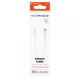 Vivanco Lydadapter Lightning til 3.5mm MFI Hvid
