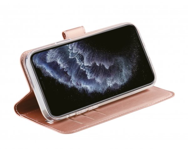 Vivanco iPhone 12 Pro Max Etui Classic Wallet Rosaguld