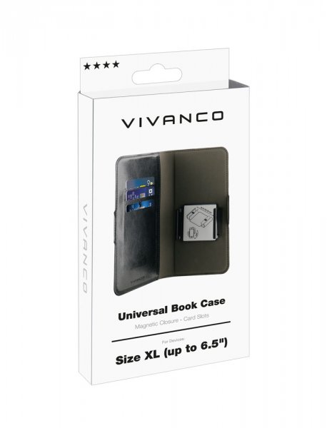 Vivanco Futteral Universal Book Case XL Sort