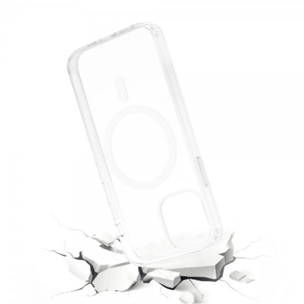 Vivanco iPhone 13 Pro Max Cover Mag Steady MagSafe Transparent