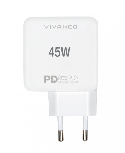 Vivanco Super Fast PD Dual Charger 45W