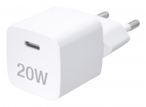 Vivanco Oplader 20W Super Fast NANO PD Charger Hvid