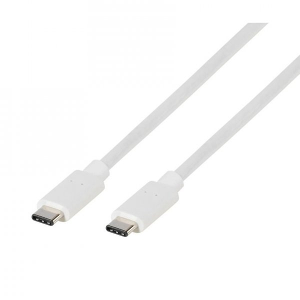 Vivanco Kabel Ladekabler USB-C/USB-C 2.0 1,2m Hvid