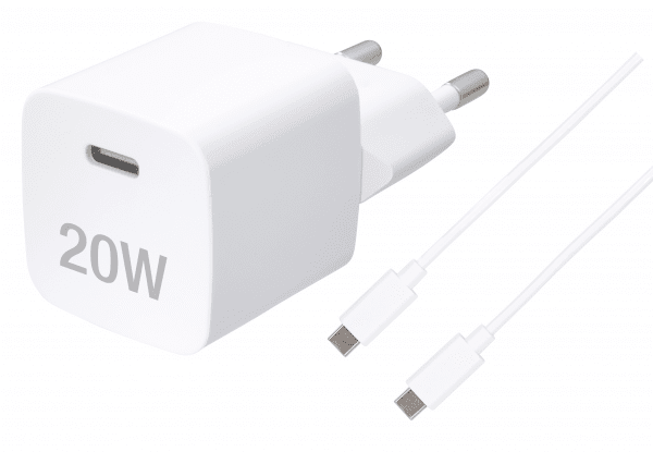 Vivanco Oplader Super Fast PD Charger Set 20W