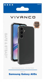 Vivanco Samsung Galaxy A05s Cover Safe & Steady Transparent