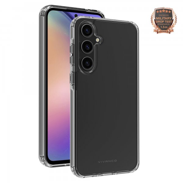 Vivanco Samsung Galaxy A55 Cover Safe & Steady Transparent