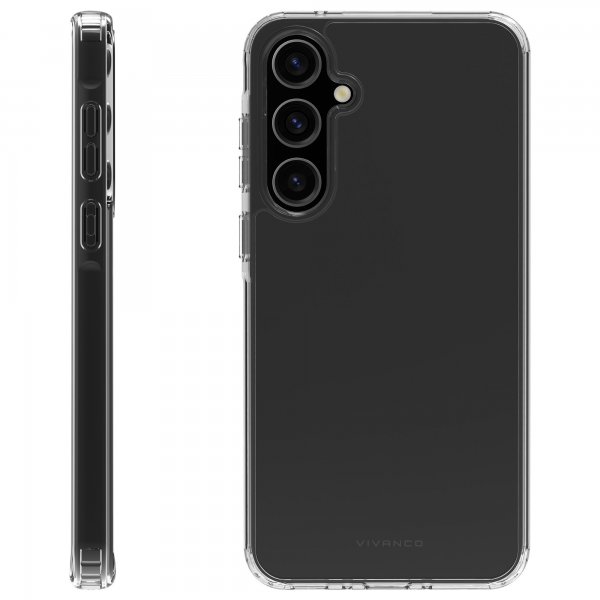 Vivanco Samsung Galaxy A55 Cover Safe & Steady Transparent