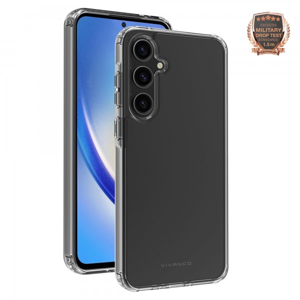 Vivanco Samsung Galaxy A35 Cover Safe & Steady Transparent