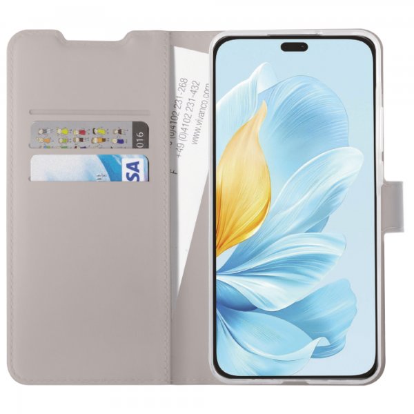 Vivanco Honor 200 Lite Cover Classic Wallet Grå