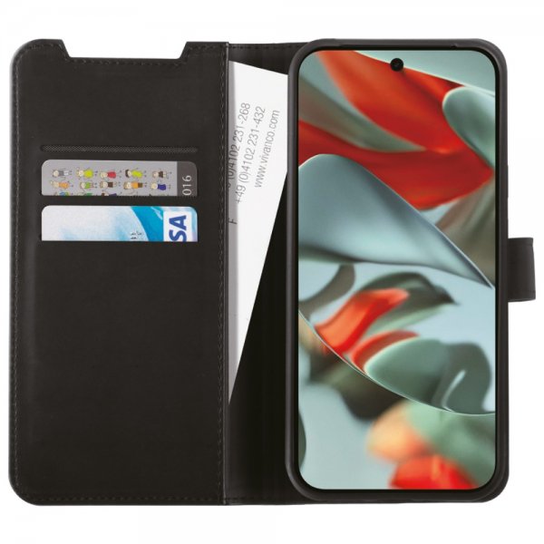 Vivanco Google Pixel 9a Cover Classic Wallet Sort