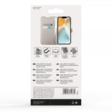 Vivanco iPhone 16./17. Classic Wallet Cover Greige