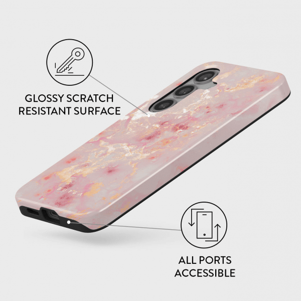 Burga Samsung Galaxy S24 FE Cover Tough Golden Coral
