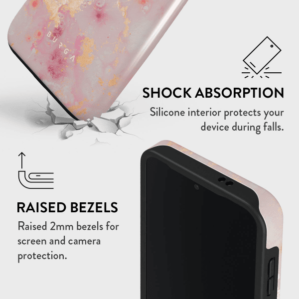 Burga Samsung Galaxy S24 FE Cover Tough Golden Coral