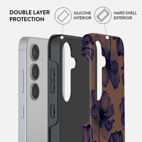 Burga Samsung Galaxy S24 FE Cover Tough Velvet Night