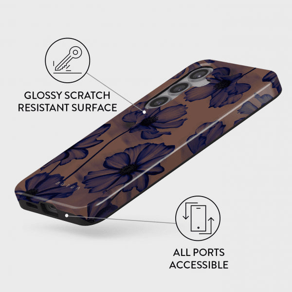 Burga Samsung Galaxy S24 Cover Tough Velvet Night